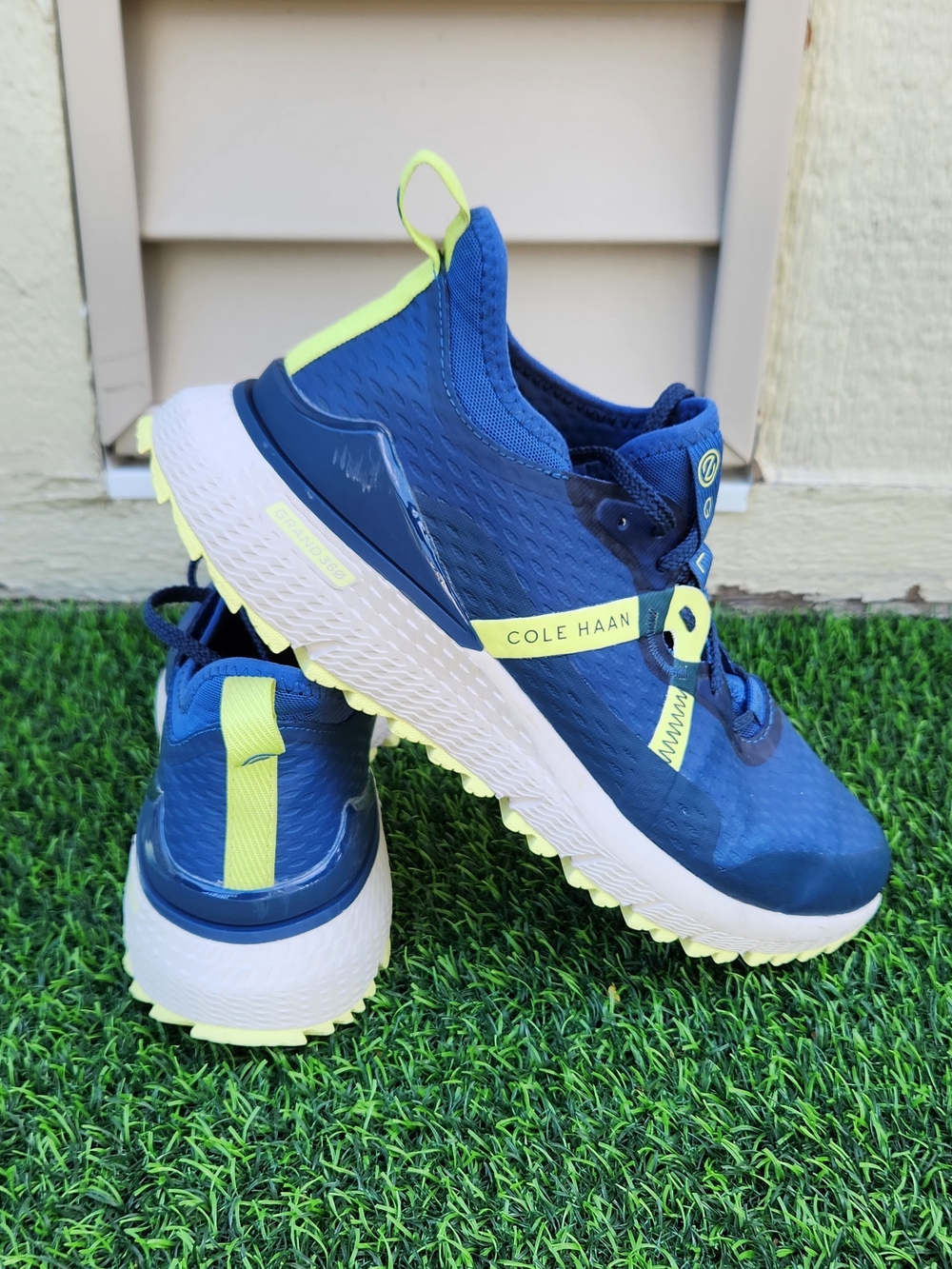 Cole Haan Zerogrand Golf Overtake Sneaker - Bright Cobalt/Moon - Size: 10